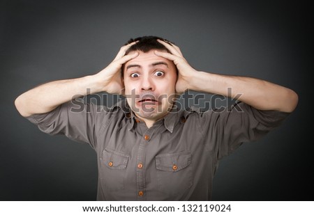 Man Go Crazy Stock Photo 132119024 : Shutterstock