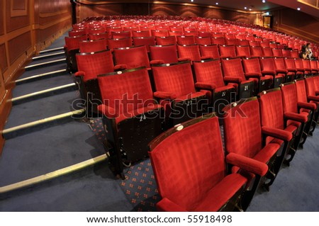seat in the theater hall