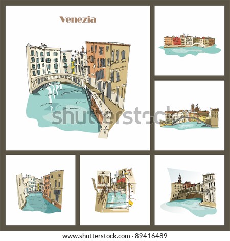 Venice, Italy Piazza San Marco with Campanile, Basilica San Marco and Doge Palace. Venezia.