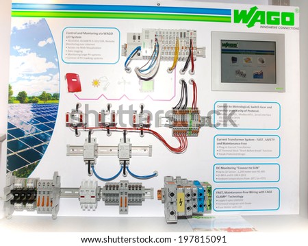 BANGKOK - JUNE 4 : System of Solar panel control at Renewable Energy Environmental Technology on June 4,2014 in BITEC ,Bangkok, Thailand.