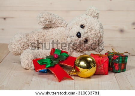 bear toy  with gift box