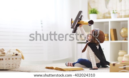 Similar – Image, Stock Photo Toy Plane with concept Direction