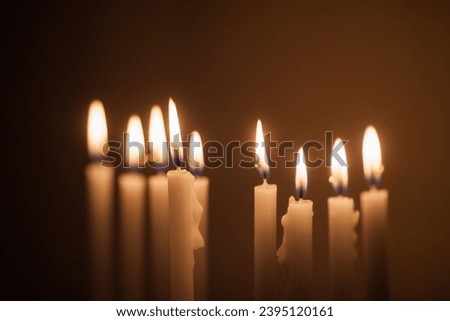 Similar – Image, Stock Photo light candles in Orthodox church.