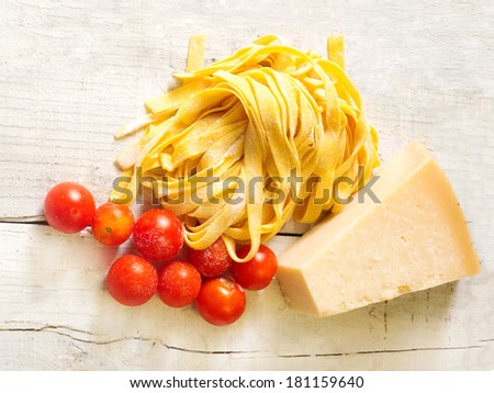 genuine ingredients and egg pasta