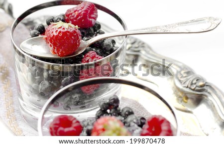red fruits dessert