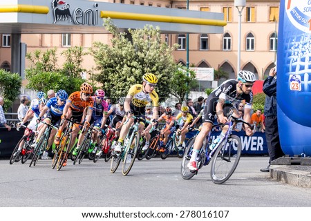 CHIAVARI, ITALY - MAY 11: Moreno Hofland  Lotto jumbo crew cyclist during the third stage of \