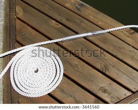 circular nautical rope