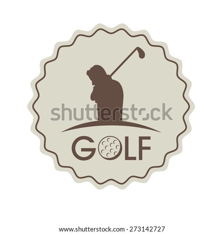 golf club design, vector illustration eps10 graphic