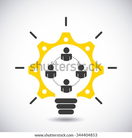 collaborative people design, vector illustration eps10 graphic 