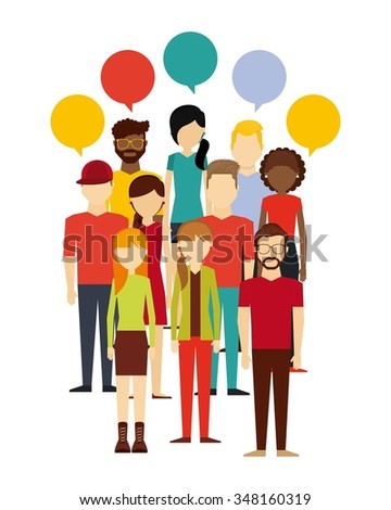 people thinking design, vector illustration eps10 graphic 