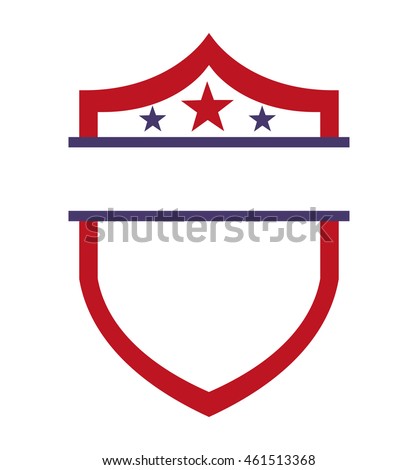 shield america united states vector isolated graphic