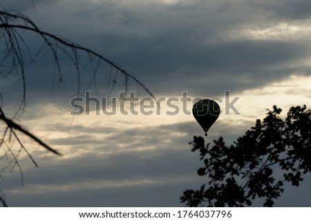 Similar – Image, Stock Photo Thermal balloon Evening