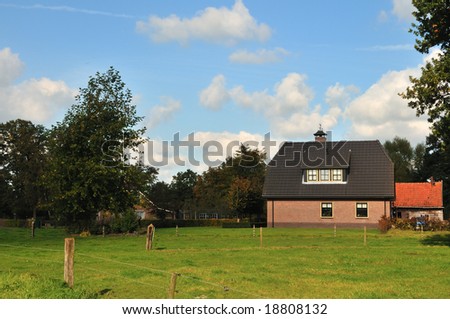 Free standing Rural house in nature
