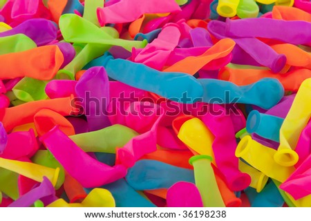 Many colorful balloons filled as a background