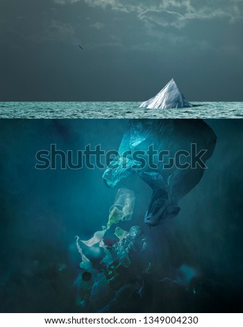 Similar – Image, Stock Photo Dirty oceans Environment