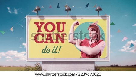 Image, Stock Photo Showing what you can do.