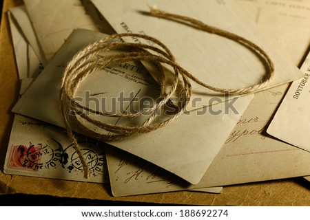 paper letter old postal stationery