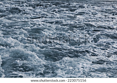 scenic view of sea foam texture - Stock Image - Everypixel