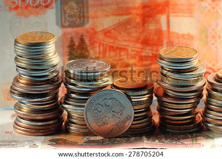 stacks of coins concept dollars euro dollar exchange rate economics