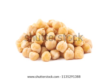 Pile of cooked chick peas isolated Stockfoto © 