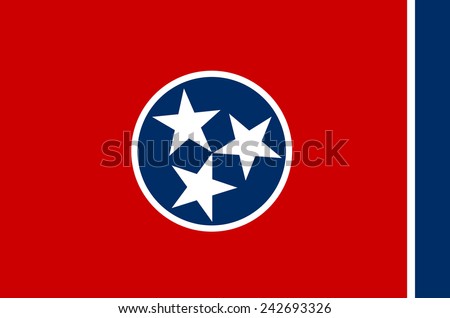 State of tennessee Flag