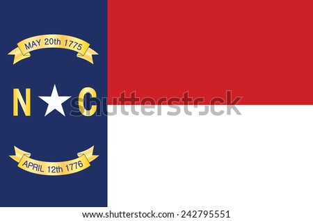 State of north carolina Flag