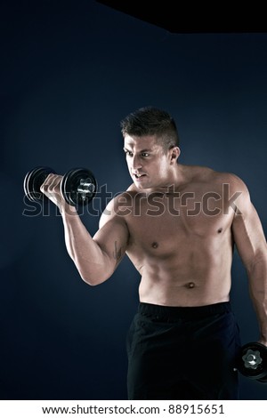 Muscle man, lots of muscles, working out, loving life. Very well built, very attractive.