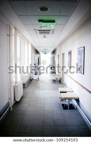 Corridor at hospital