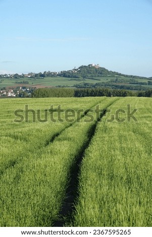 Similar – Image, Stock Photo Grain field at Otzberg