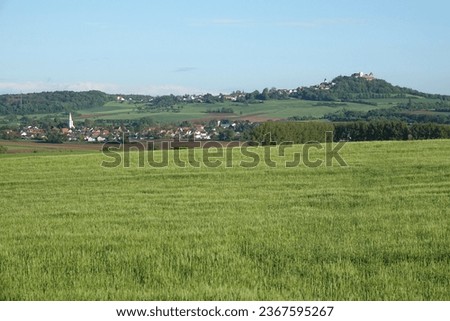 Similar – Image, Stock Photo Grain field at Otzberg