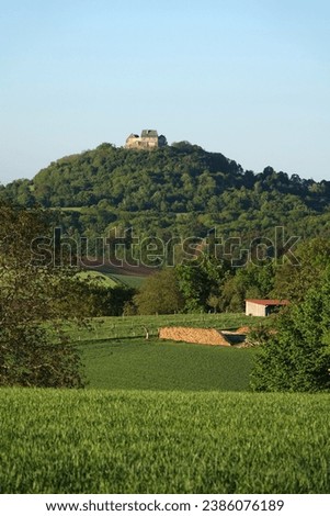 Similar – Image, Stock Photo Grain field at Otzberg