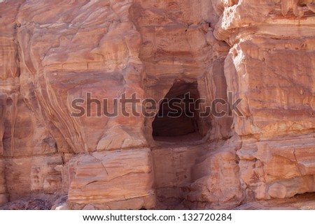 Petra, Jordan, abstraction in stone in line and form