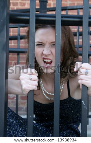 Wanting to break through the bars