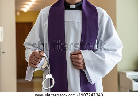 Similar – Image, Stock Photo Church and abuse Catholic