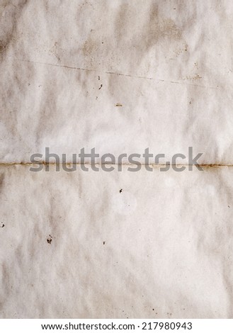 old sheet of paper for background