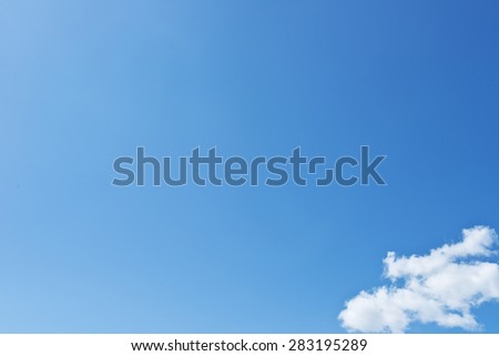 blue sky for your text
