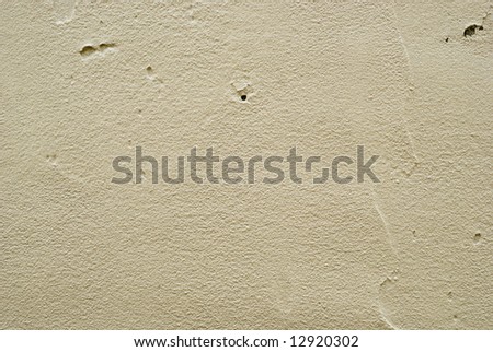 close up view of wet cement wall