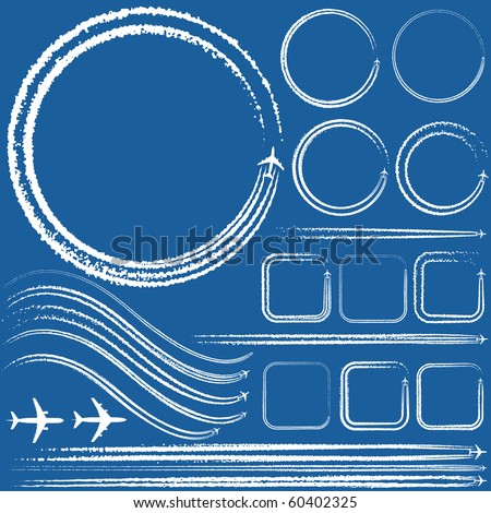 Design elements of aircraft's smoke trails