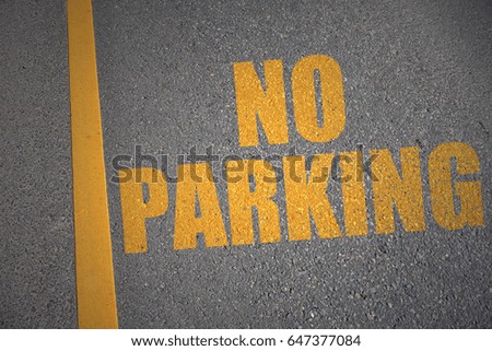 Similar – Image, Stock Photo Parking Emotions is written on a sign in the landscape