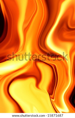 Liquid gold abstract