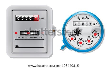 Electric meter and water meter