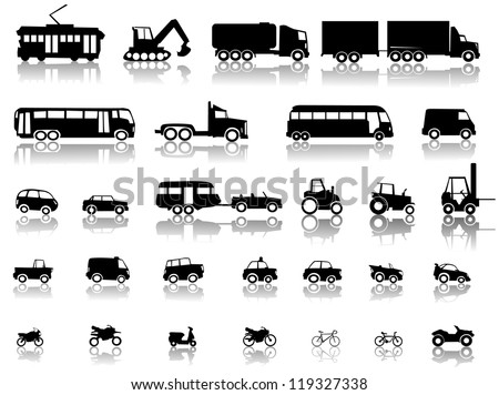 Vehicle symbol set