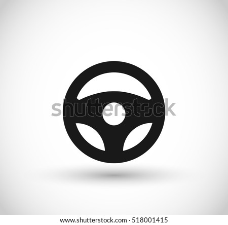 Car wheel vector icon  Foto stock © 