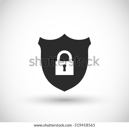 Security icon vector