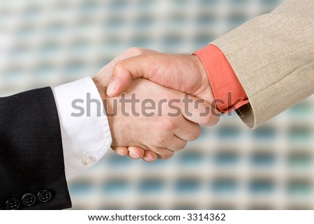 Two men shaking hands (2)