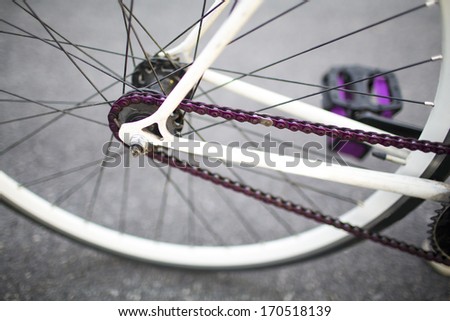 Details of fixed bike