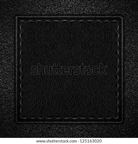 black leather background on grain rough texture