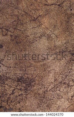 brown rust metal background or rough pattern texture