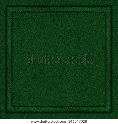 green cloth background or cloth texture with sean and frame