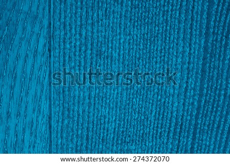 wood grain texture or oak plank turquoise background with margin